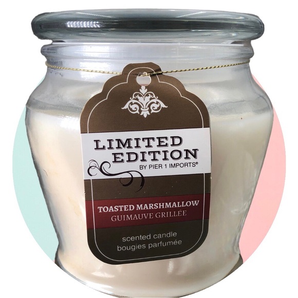 ✨  Toasted Marshmallow ✨ 12oz Scented Candle from Pier 1 Imports Discontinued - Picture 2 of 14